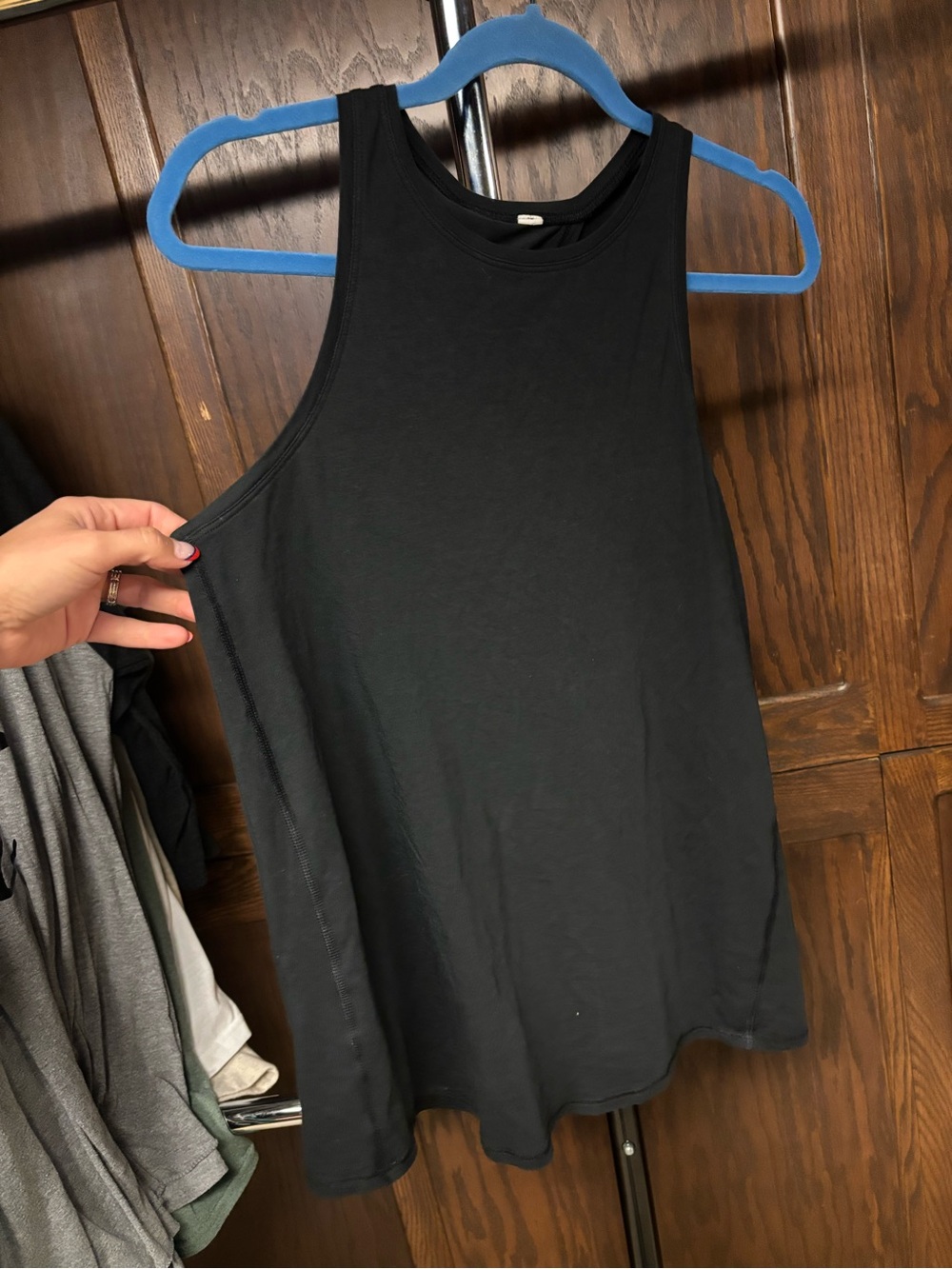 lululemon athletica Black Sleeveless High-Neck Tank